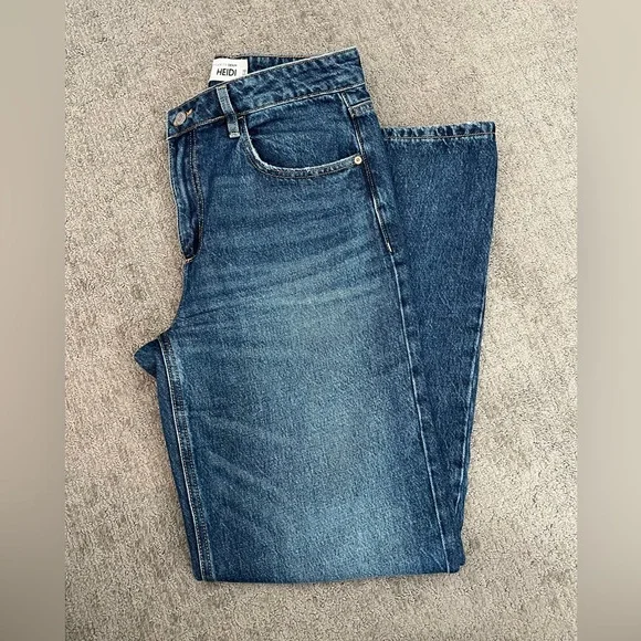 Dynamite Heidi Jeans medium indigo/aspen wide leg size 30 / 10 - Picture 2 of 3